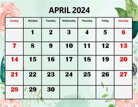 2024 April Calendar Printable Free Pdf Fillable W9 - Helene Grissel