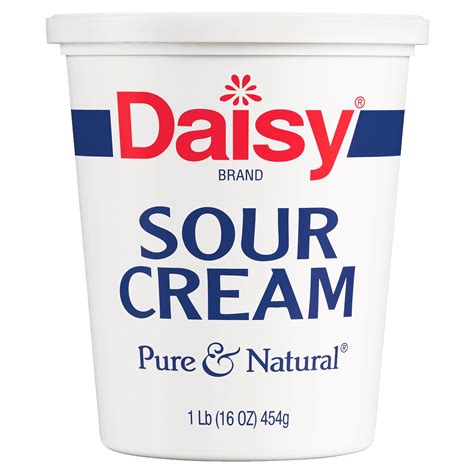 Daisy Pure and Natural Sour Cream, Regular,16 ounces - Walmart.com