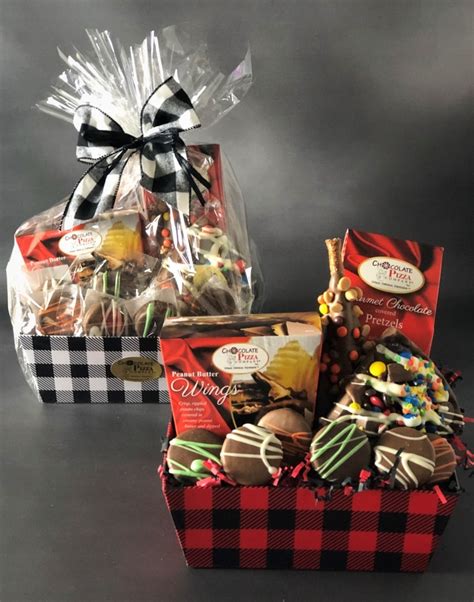 Gourmet Gift Baskets for Men - Lumberjack w/ Chocolates