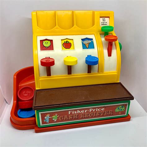 Vintage Fisher-price Cash Register Child Pretend Play Counting | Etsy | Vintage fisher price ...