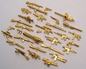 BrickArms 24k Gold Weapons | Custom LEGO Minifigures