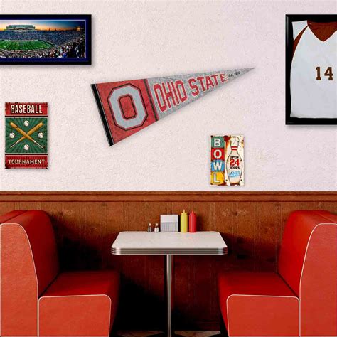 Ohio State Buckeyes Throwback Retro Vintage Pennant Flag - State Street ...