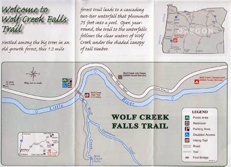 Wolf Creek oregon Map Cascade Ramblings Cascader Wolf Creek Fallstrail ...