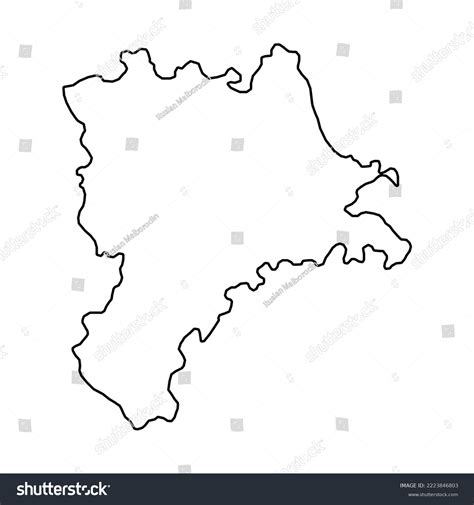 Lucerne Map Cantons Switzerland Vector Illustration Stock Vector ...