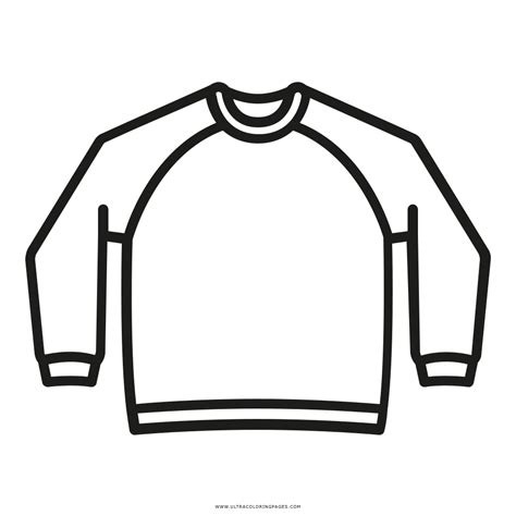 Sweatshirt Coloring Page - Ultra Coloring Pages