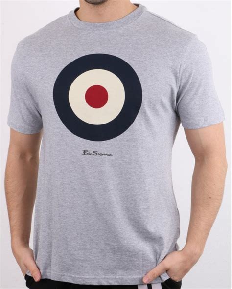 Ben Sherman Target T Shirt in Grey | 80s Casual Classics