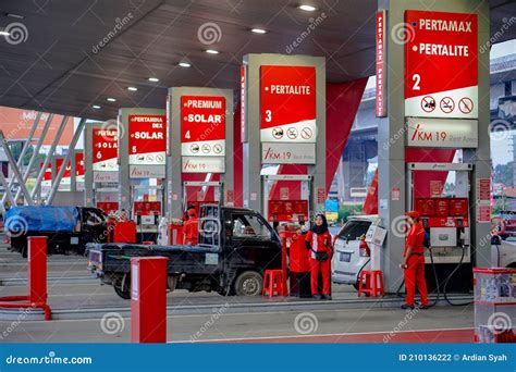 Pertamina Gas Station in Rest Area. Editorial Photography - Image of ...