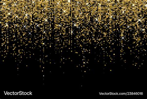 Animated Falling Gold Glitter Background