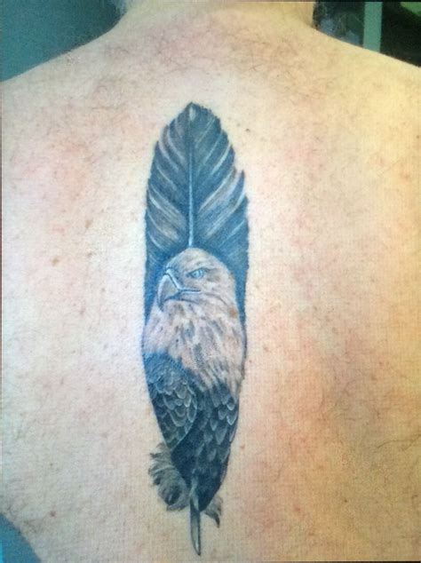 Eagle / feather tattoo Eagle Feather Tattoos, Eagle Feathers, Animals, Animales, Animaux, Animal ...