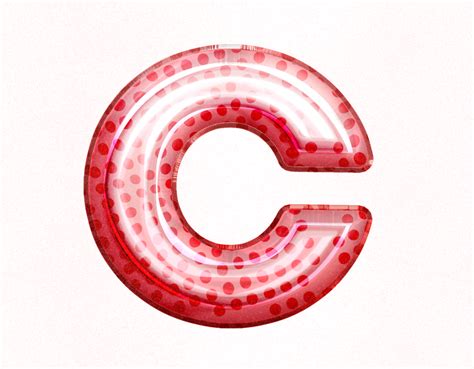 Balloon Style Letter C - Number - Free Transparent PNG Download - PNGkey