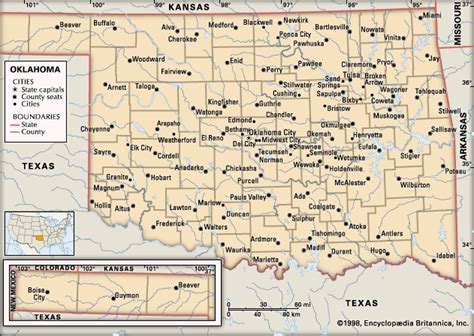 Oklahoma: cities -- Kids Encyclopedia | Children's Homework Help | Kids ...