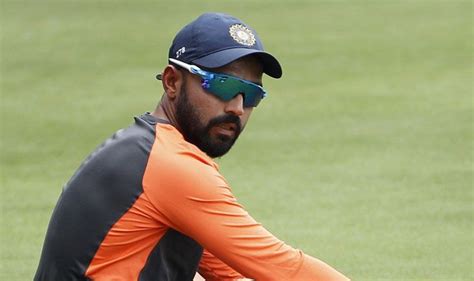 Ajinkya Rahane Meditates While Batting During 2nd Test in Chennai vs ...