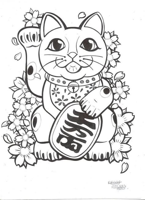 Maneki Neko Drawing at GetDrawings | Free download