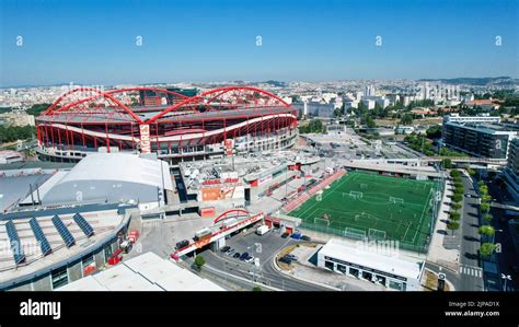 Aerial view of the Benfica Stadium home to the S.L. Benfica football club Stock Photo - Alamy