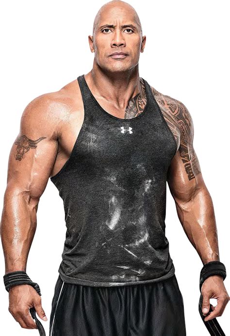 The Rock Fitness Model and Bodybuilding Expert Free HD PNG | PNG All