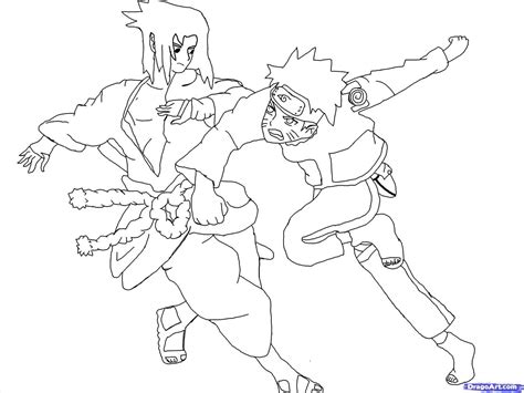 Naruto Vs Sasuke Drawing at GetDrawings | Free download