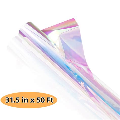 Iridescent Cellophane Wrap, Rainbow Colored Cellophane, Extra Wide ...