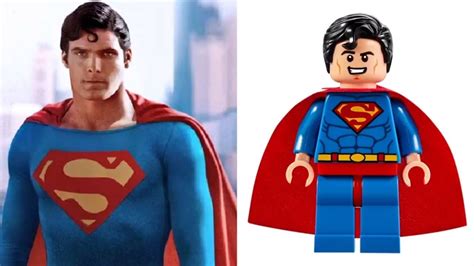 LEGO SUPERMAN - Minifigures VS Movies & Comics etc. - YouTube