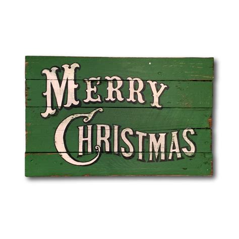 Vintage Merry Christmas Sign Christmas Decorations Old - Etsy