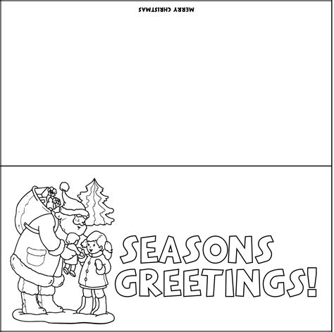 80 Best Winter 44+ Printable Christmas Card To Color - Free Printable Downloads | Train Wagon ...