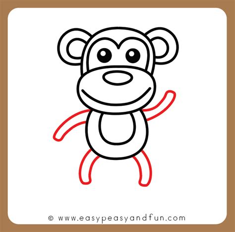 Easy Monkey Drawing Pictures / How to draw a monkey step by step for kids easy how to draw a ...