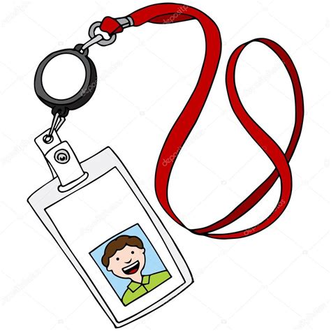 Lanyard ID Badge — Stock Vector © cteconsulting #88121414