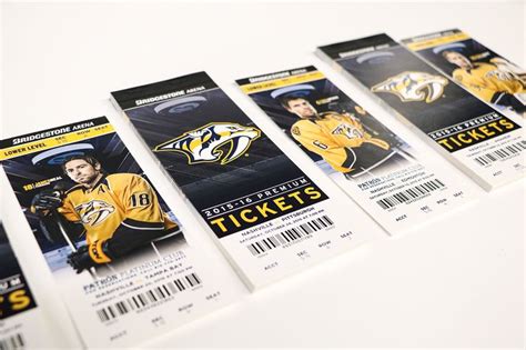 2015-16 Premium tickets for the Nashville Predators Football Ticket ...