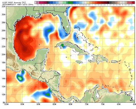 Gulf of Mexico waters are freakishly warm, which could mean explosive springtime storms - The ...