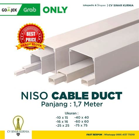 Jual Ducting / Kabel Duct / Pelindung kabel / Wiring Cable Duct PVC | Shopee Indonesia