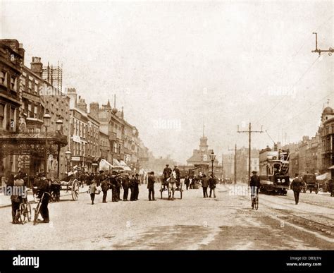 Stockton-on-Tees High Street early 1900s Stock Photo - Alamy