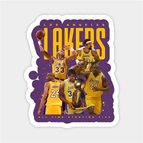 Los Angeles Lakers All Time Starting Five by juantamad | Lakers, Los angeles lakers, La lakers