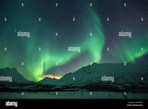 Aurora Borealis, Breivikeidet, Europe, sky, night, Northern lights ...