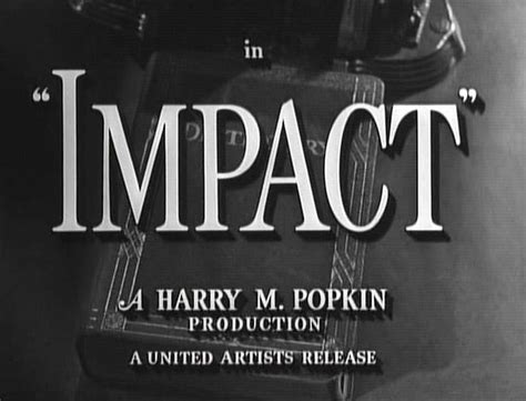 Impact (1949) | Noir movie, Film watch, Classic movies