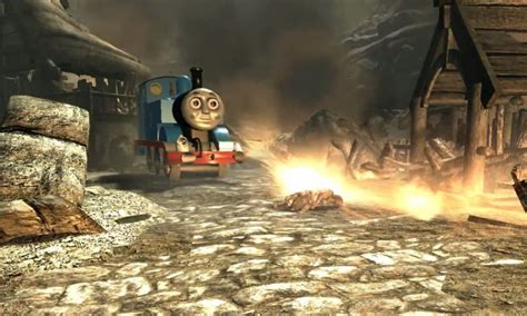 Skyrim Thomas the Tank Engine mod: Steam locomotive turns dragon ...