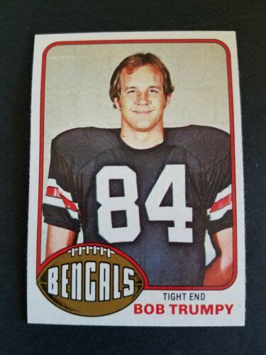 1976 ORIGINAL TOPPS FOOTBALL #215 BOB TRUMPY CINCINNATI BENGALS NR.MT ...