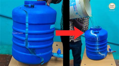 How to repair full damage plastic Water Tank? - YouTube