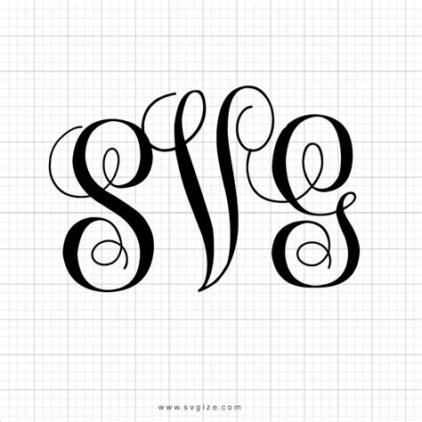 Vine Interlocking Monogram Designs By Juju | IUCN Water