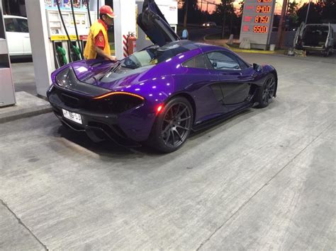 Purple Mclaren P1 Delivered in Chile - GTspirit