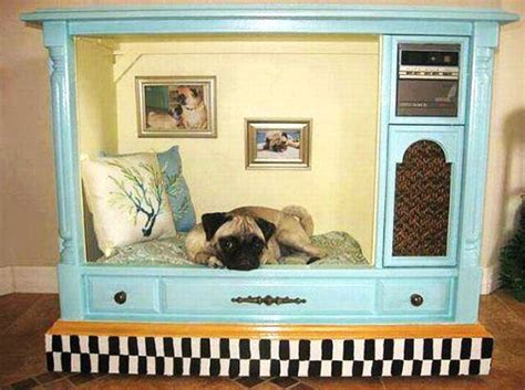 Dog Beds Made Out Of Old Furniture - DIY