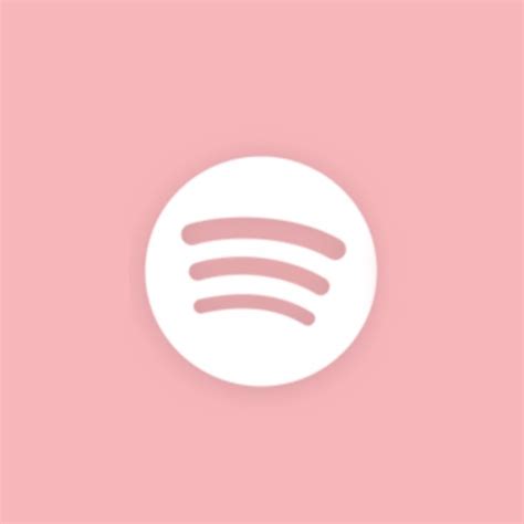 pink aesthetic spotify app icon logo | Pink aesthetic, Spotify app, App icon