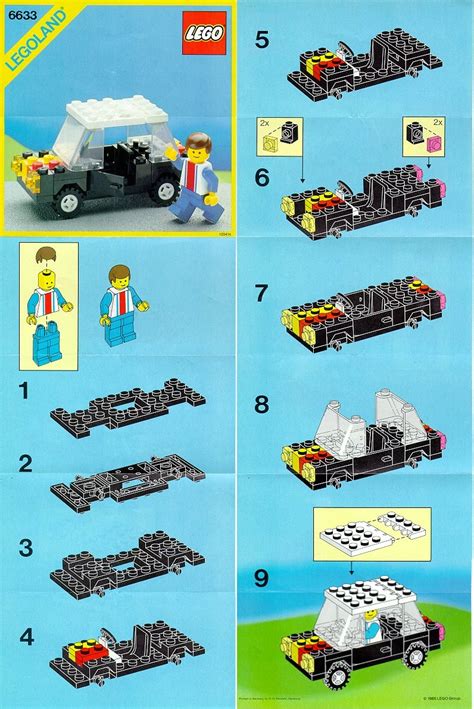 6633 Family Car - LEGO Bauanleitungen und Kataloge Bibliothek