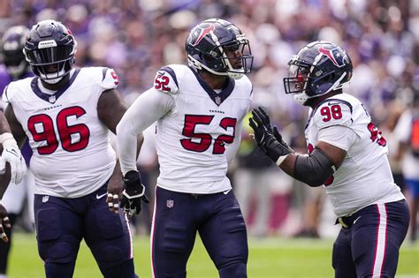 Houston Texans: How 5 key players fared in loss to Ravens