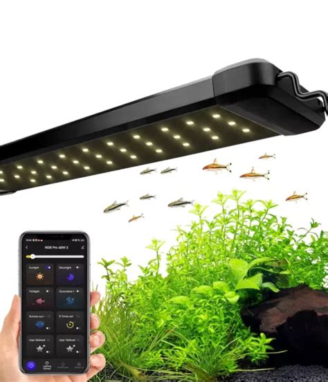 HYGGER SMART AQUARIUM LED Light 18W Suitable For Aquaria 12-18 Inches £39.99 - PicClick UK