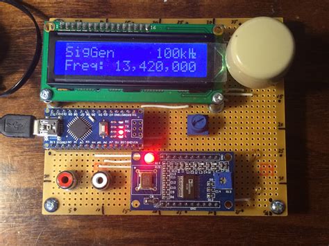 AD9850 Based Signal Generator at EZdenki.com