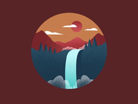 Browse thousands of Waterfall images for design inspiration | Dribbble