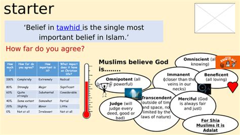 GCSE (Islam) Tawhid - lesson 7 | Teaching Resources