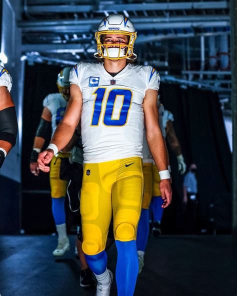 Justin Herbert Yellow Chargers Jersey