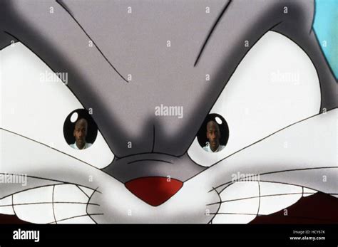 SPACE JAM, Bugs Bunny, Michael Jordan (reflected in eyes), 1996 ...