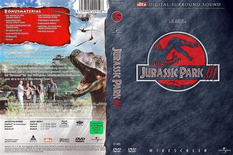 Jurassic Park 3 R2 DE Dvd cover - DVDcover.Com