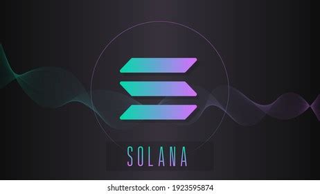 Solana Cryptocurrency 3d Render Logo On Stock Illustration 2079557242 ...